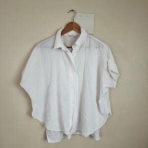 Entro Crisp White Button-Up Shirt